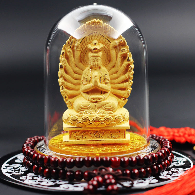 Buddha statue car decoration