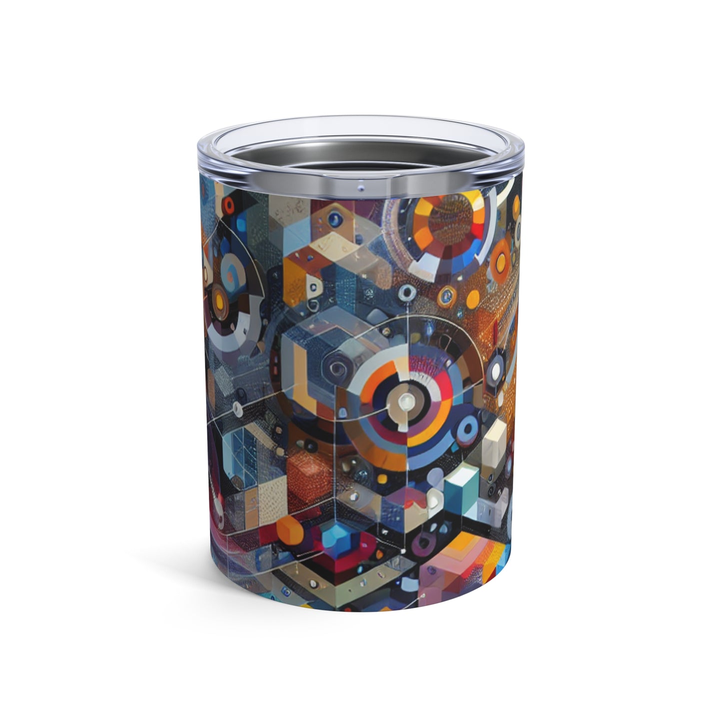 "A Geometric Moment In Time" - The Alien Tumbler 10oz Digital Art