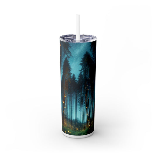 « Twilight Enchantment : Firefly Forest » - Gobelet fin Alien Maars® avec paille 20 oz