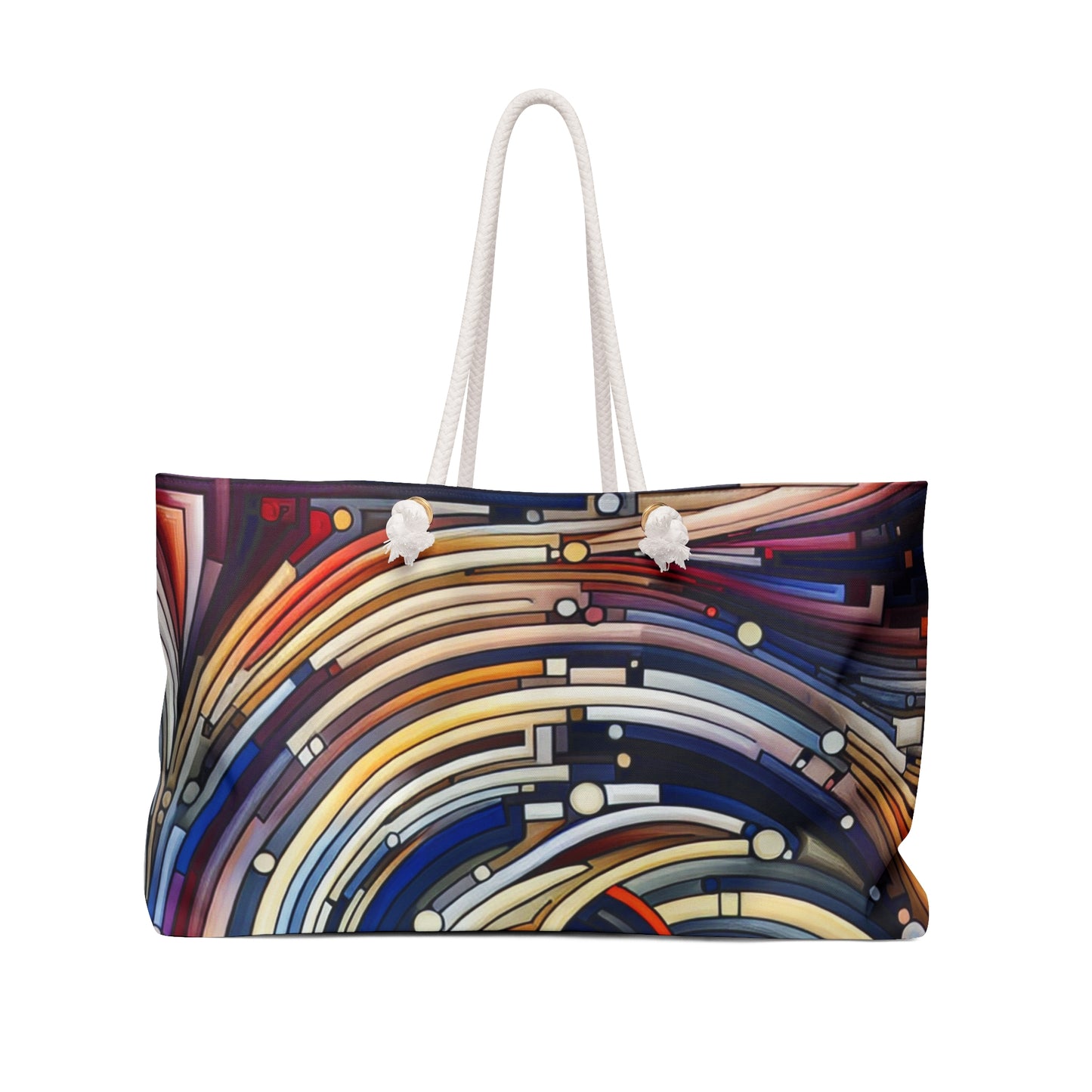 "Fluid Motion: A Kinetic Art Tribute to Oceanic Harmony" - The Alien Weekender Bag Kinetic Art