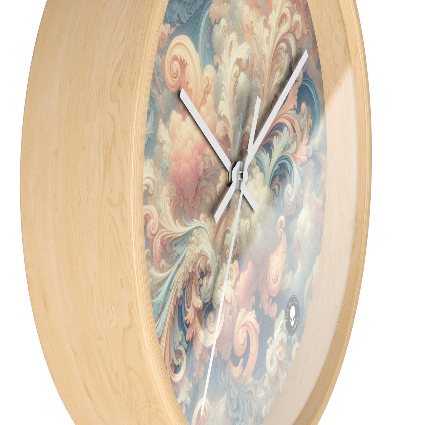 "Rococo Reverie: A Luxurious Ballroom Scene" - The Alien Wall Clock Rococo