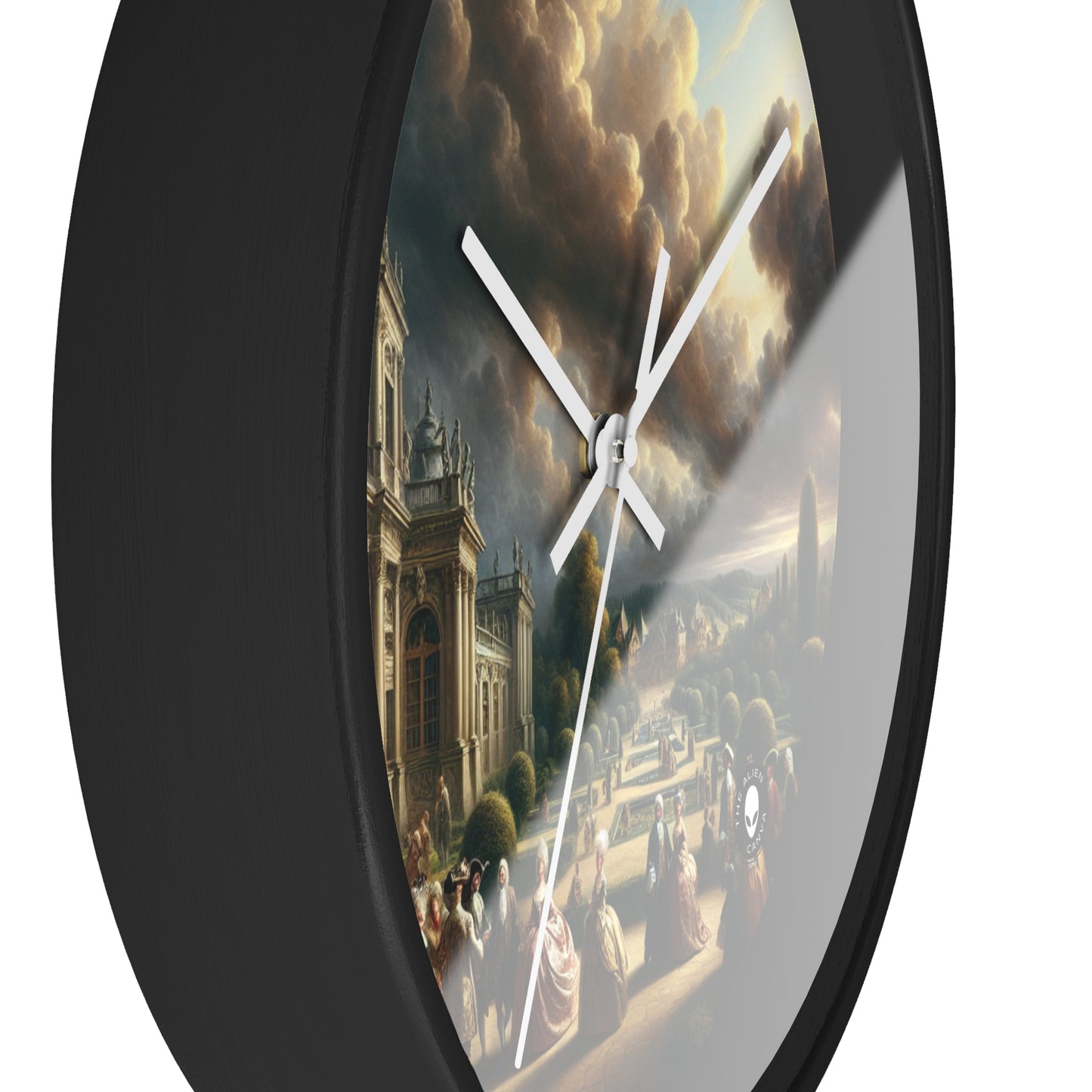 "Royal Banquet in a Baroque Palace" - The Alien Wall Clock Baroque