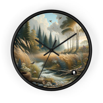 "Rebirth and Decay: A Sustainable Art Installation" - The Alien Wall Clock Environmental Art