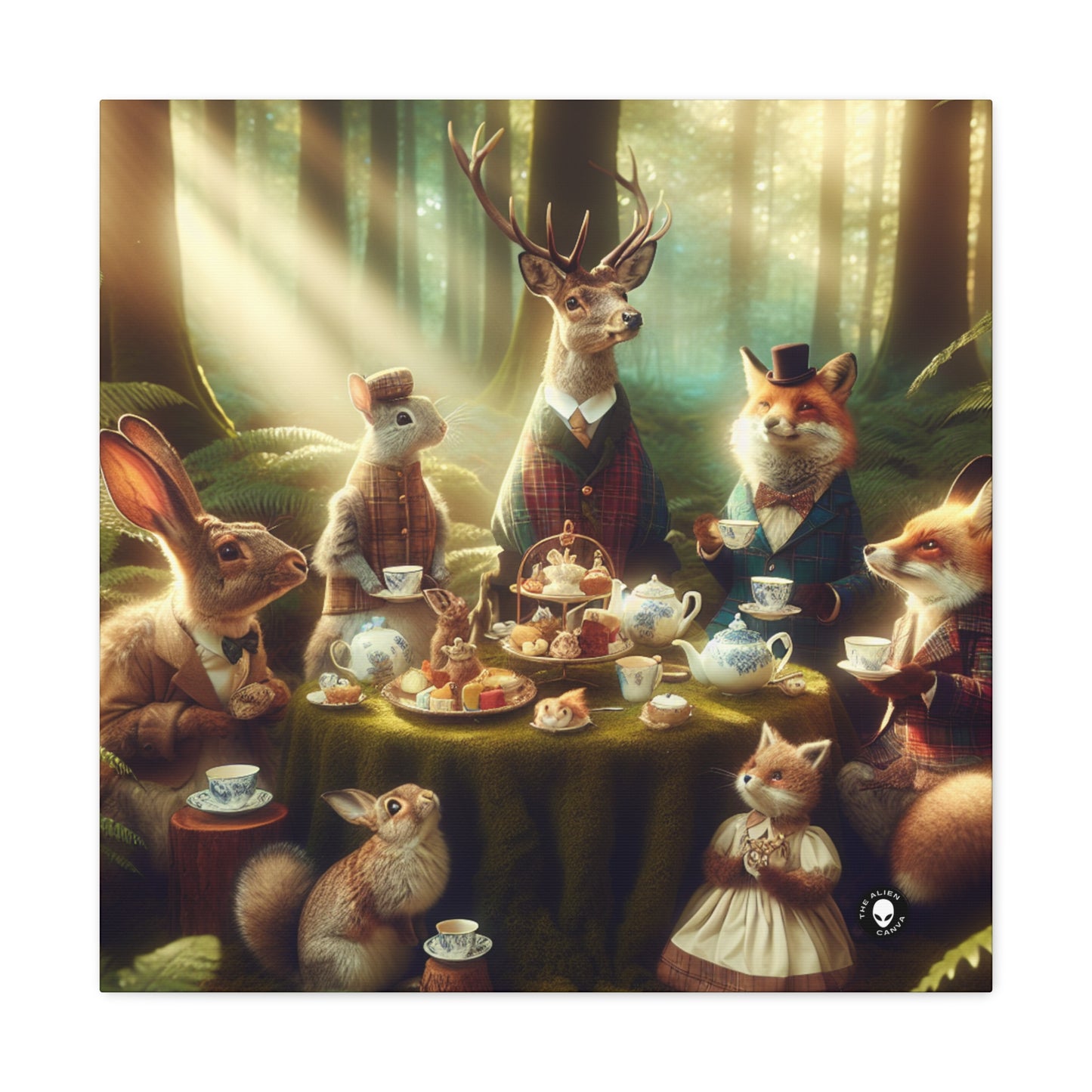 "Enchanted Tea Party" - The Alien Canva