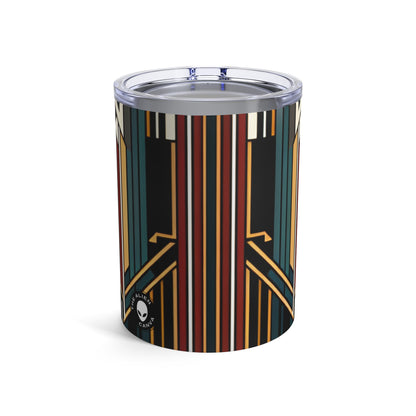 "Glamour y decadencia: una velada de cóctel Art Déco de los años 20" - The Alien Tumbler 10oz Art Deco