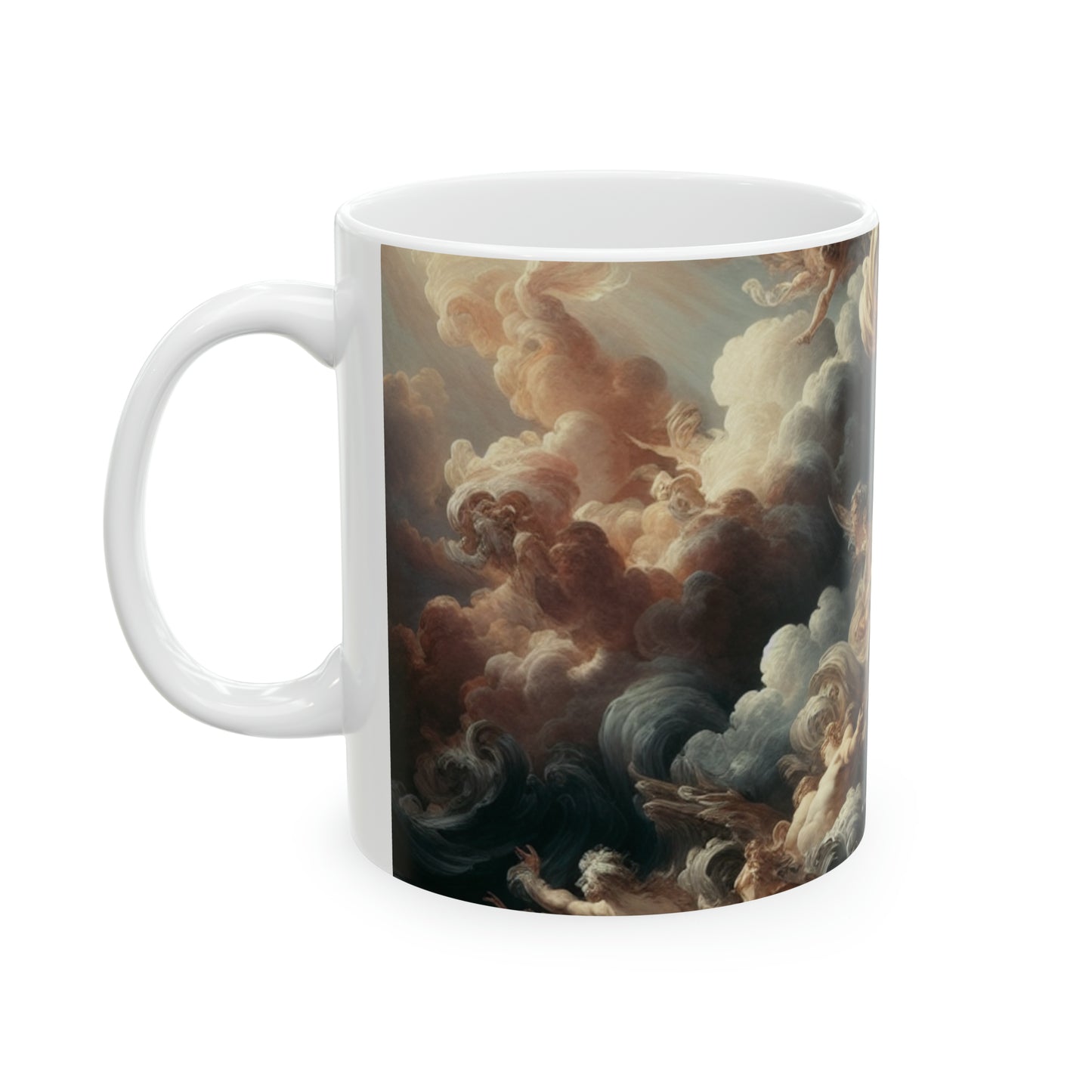 "Majestic Ballroom: A Baroque Affair" - The Alien Ceramic Mug 11oz Baroque