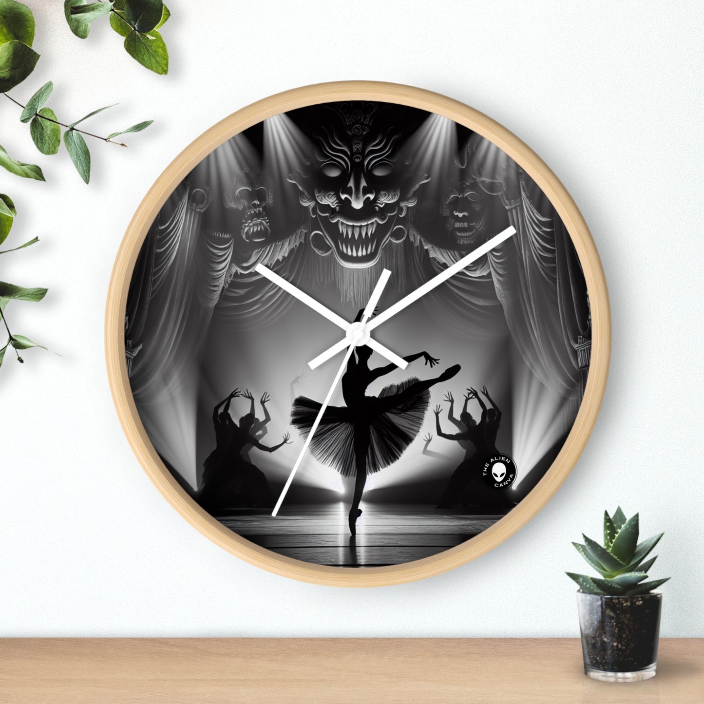 "Dance in the Spotlight". - The Alien Wall Clock