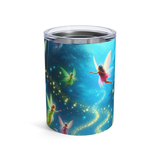 « Danse des fées dans la forêt lumineuse » – Le verre Alien 10oz