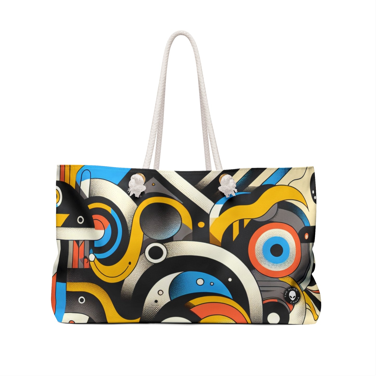 "Dada Fusion: A Whimsical Chaos of Everyday Objects" - The Alien Weekender Bag Neo-Dada