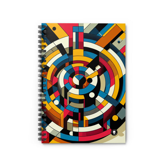 "Digital Revolution: A Constructivist Perspective" - The Alien Spiral Notebook (Ruled Line) Constructivism
