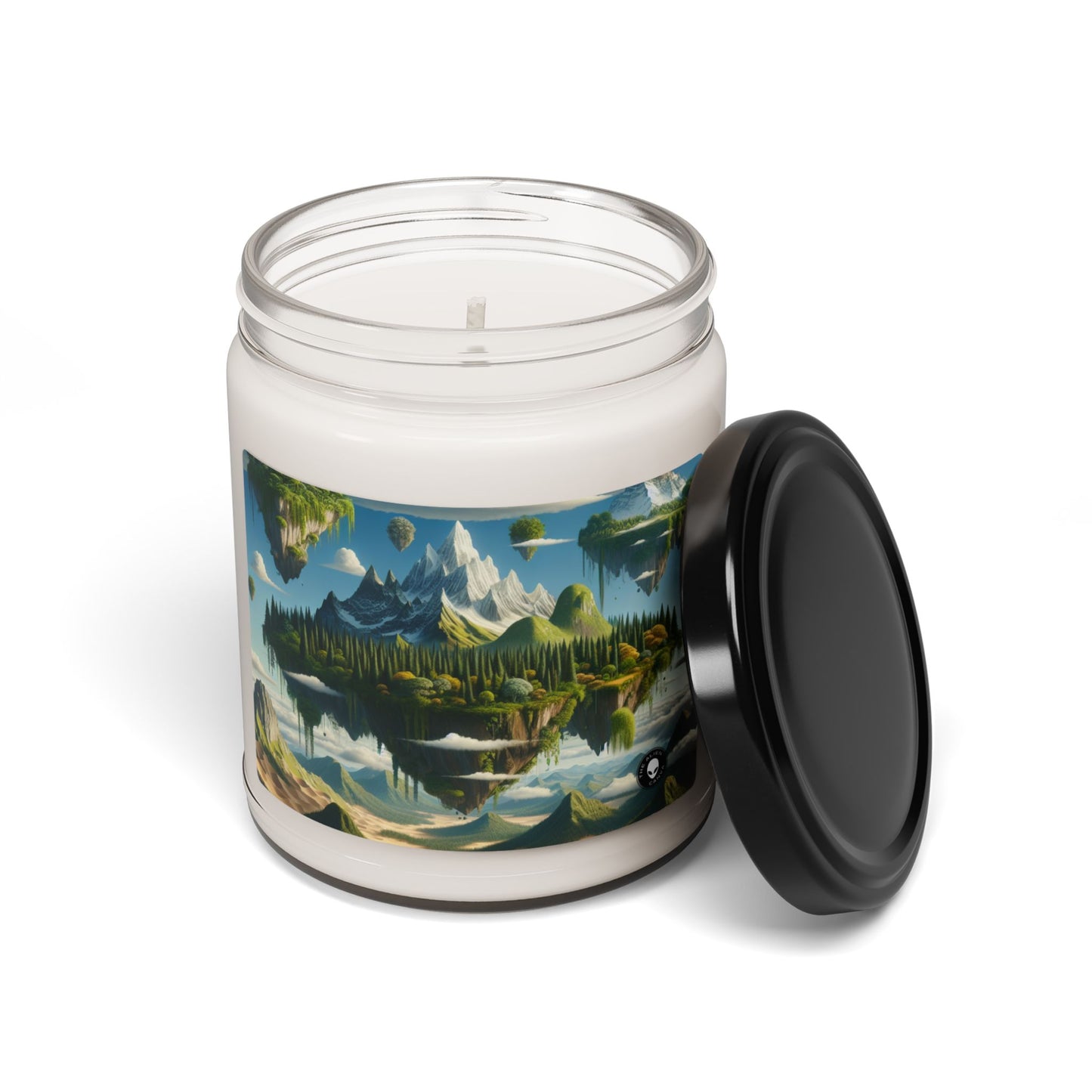 "Elemental Isles: A Dreamlike Journey through Nature's Wonders" - The Alien Scented Soy Candle 9oz