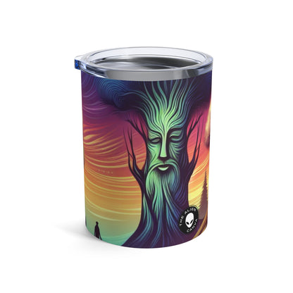 "Whispering Trees: Secrets of the Mystic Forest" - The Alien Tumbler 10oz