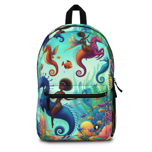 Enchanted Aquatic Realm: Mermaids and Seahorses - The Alien Backpack