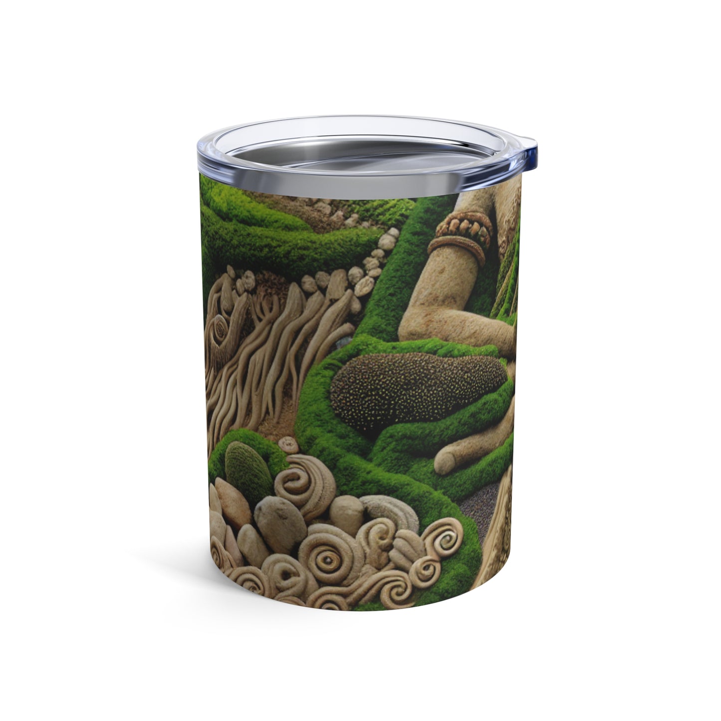 "Forest Mandala: Una armonía de la naturaleza" - The Alien Tumbler 10oz Earth Art