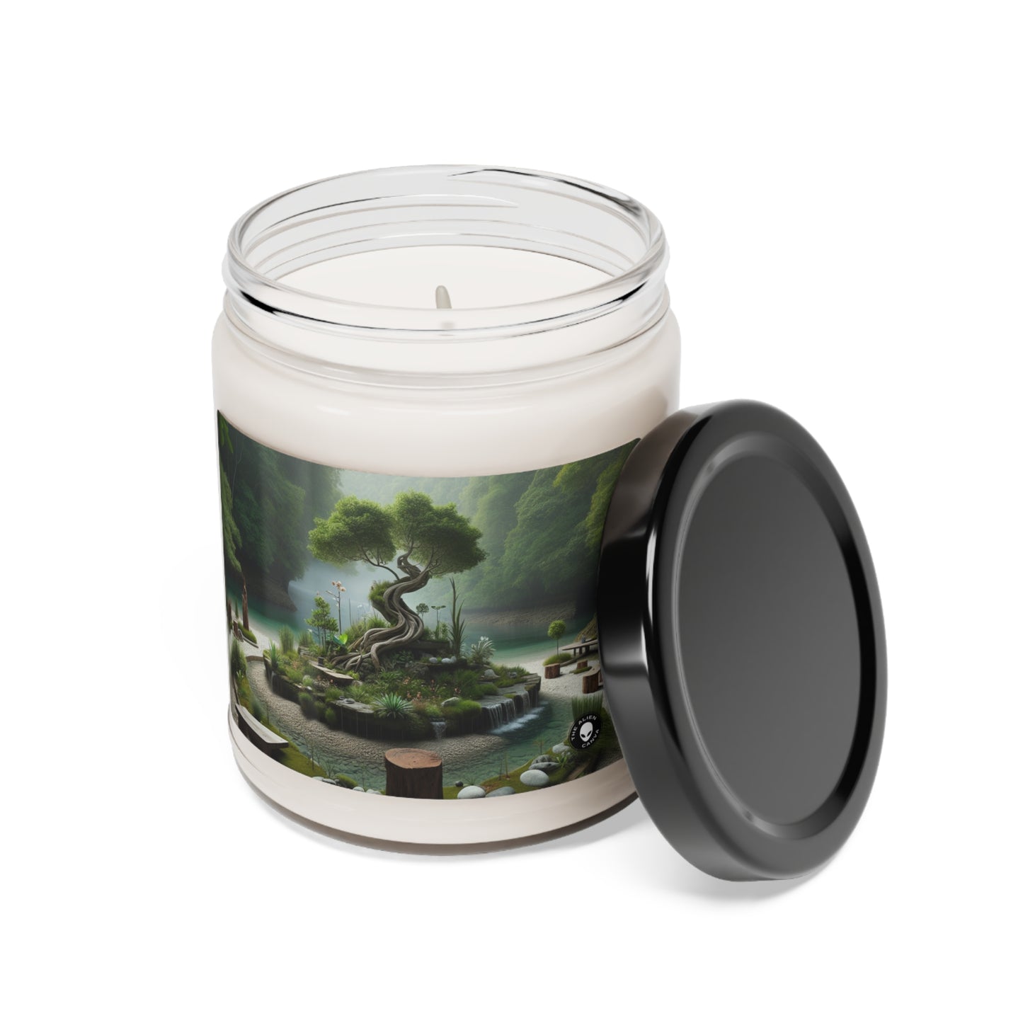 "Renewal Recycled: An Interactive Environmental Sculpture" - The Alien Scented Soy Candle 9oz Environmental Sculpture
