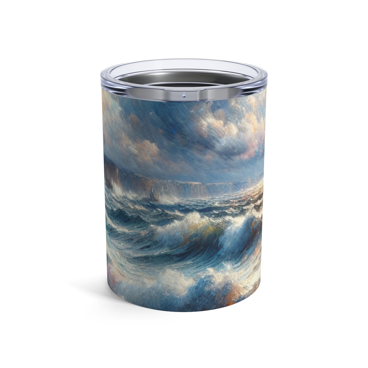 "Storm-Tossed Seas" - The Alien Tumbler 10oz Impressionnisme