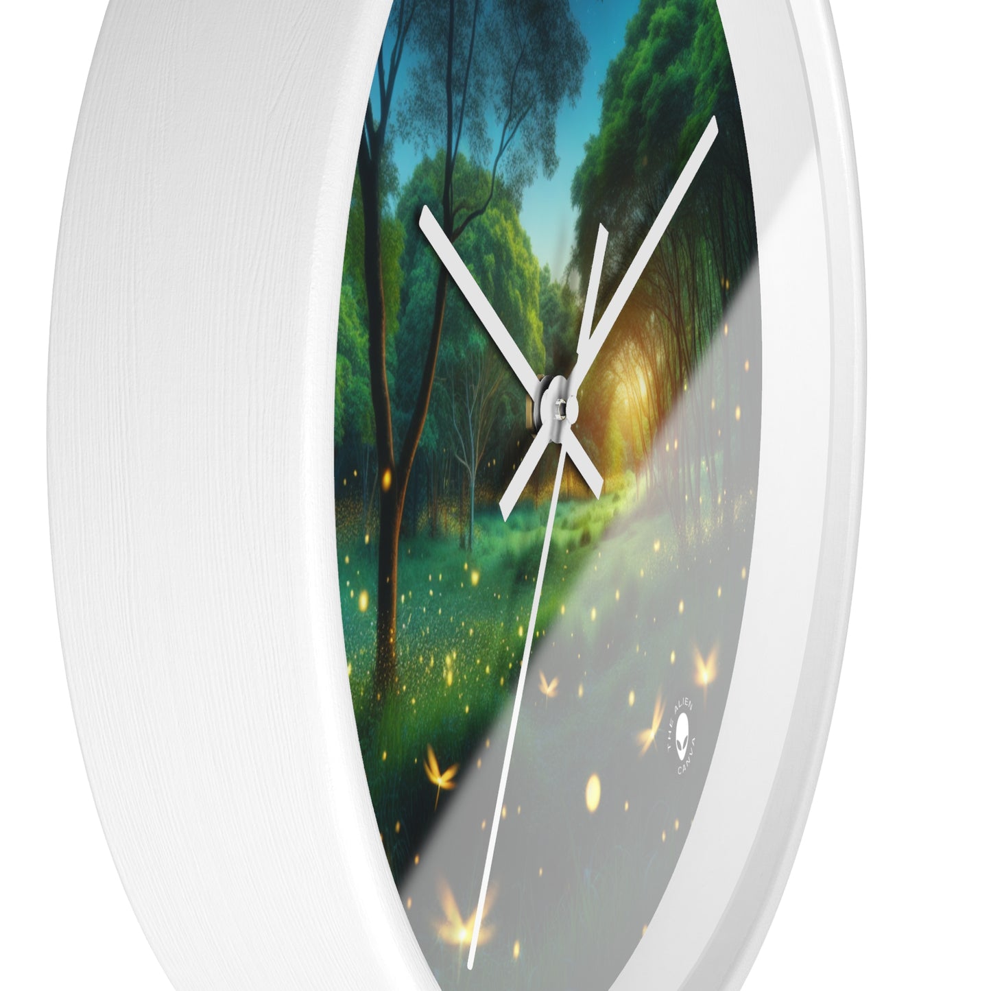 "Firefly Dusk" - The Alien Wall Clock