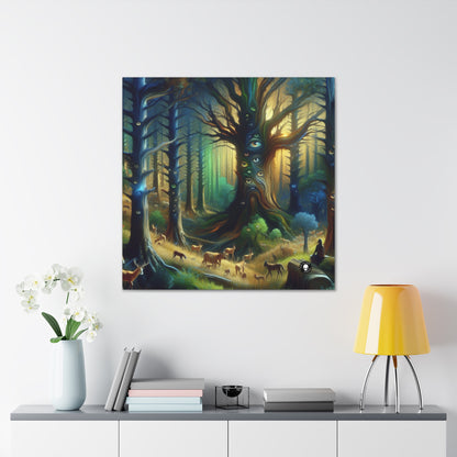 "Watchful Forest: The Trees with Eyes" - The Alien Canva