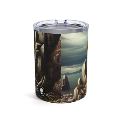 « Spinning Nature's Tapestry : une installation de Land Art à couper le souffle célébrant la beauté complexe des toiles d'araignées » - The Alien Tumbler 10oz Land Art