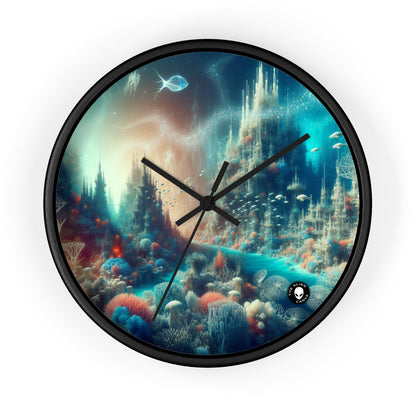 "Deep Sea Dreamscape" - The Alien Wall Clock