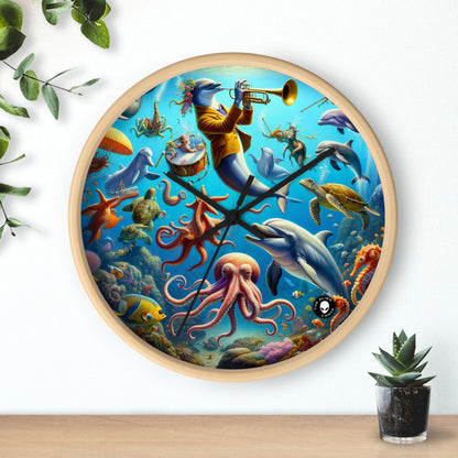 "Musical Reef Spectacle" - The Alien Wall Clock