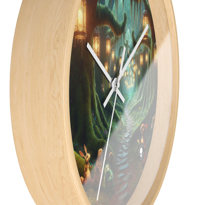 "Enchanted Forest Adventure" - The Alien Wall Clock