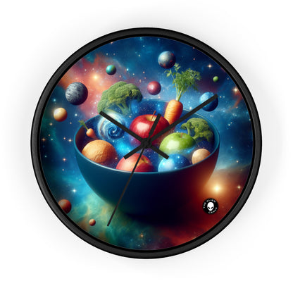 "Galactic Fruit Salad" - The Alien Wall Clock