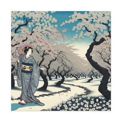 "Blossoming Sky" - The Alien Canva Ukiyo-e (impression japonaise sur bois)