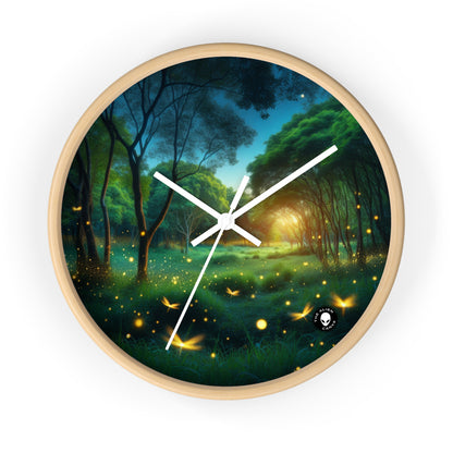 "Firefly Dusk" - The Alien Wall Clock