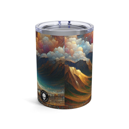 "Enchanted Realm: A Magical Fairy Kingdom" - The Alien Tumbler 10oz Digital Painting