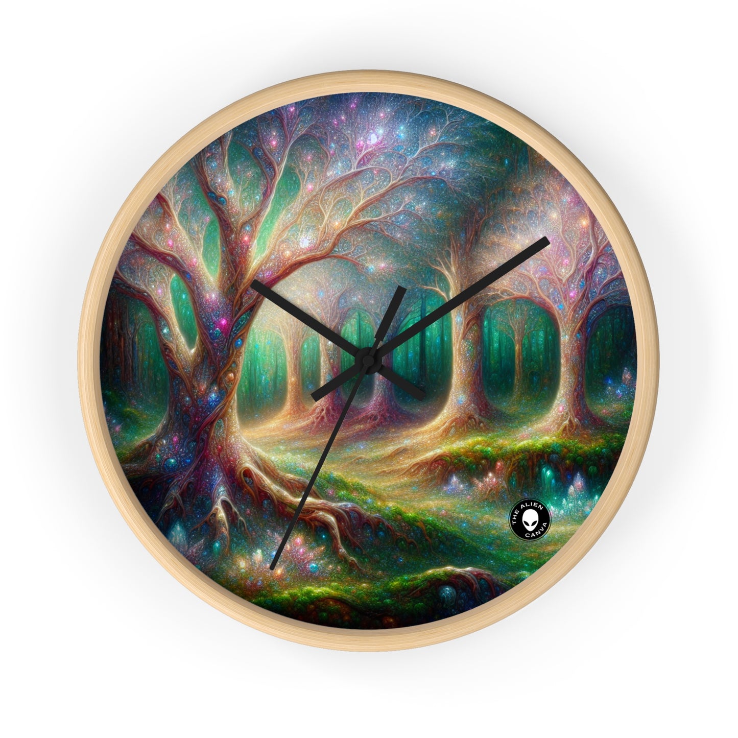 "Crystal Forest Fantasia" - L'horloge murale extraterrestre