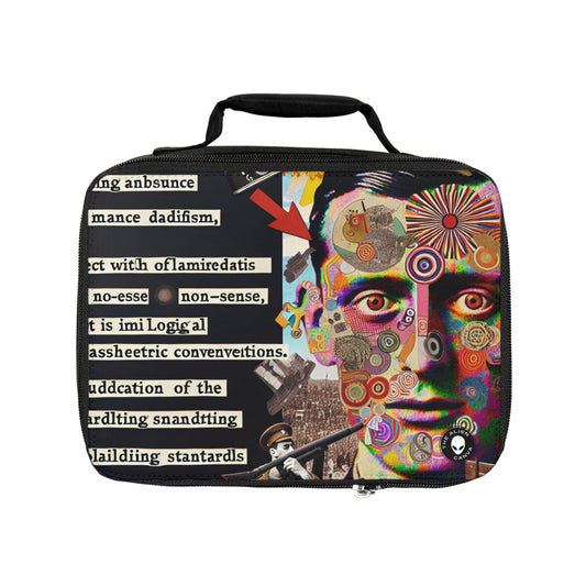 "Absurdity Unleashed: Creating a Dadaist Collage of Chaos"- The Alien Lunch Bag Dadaism