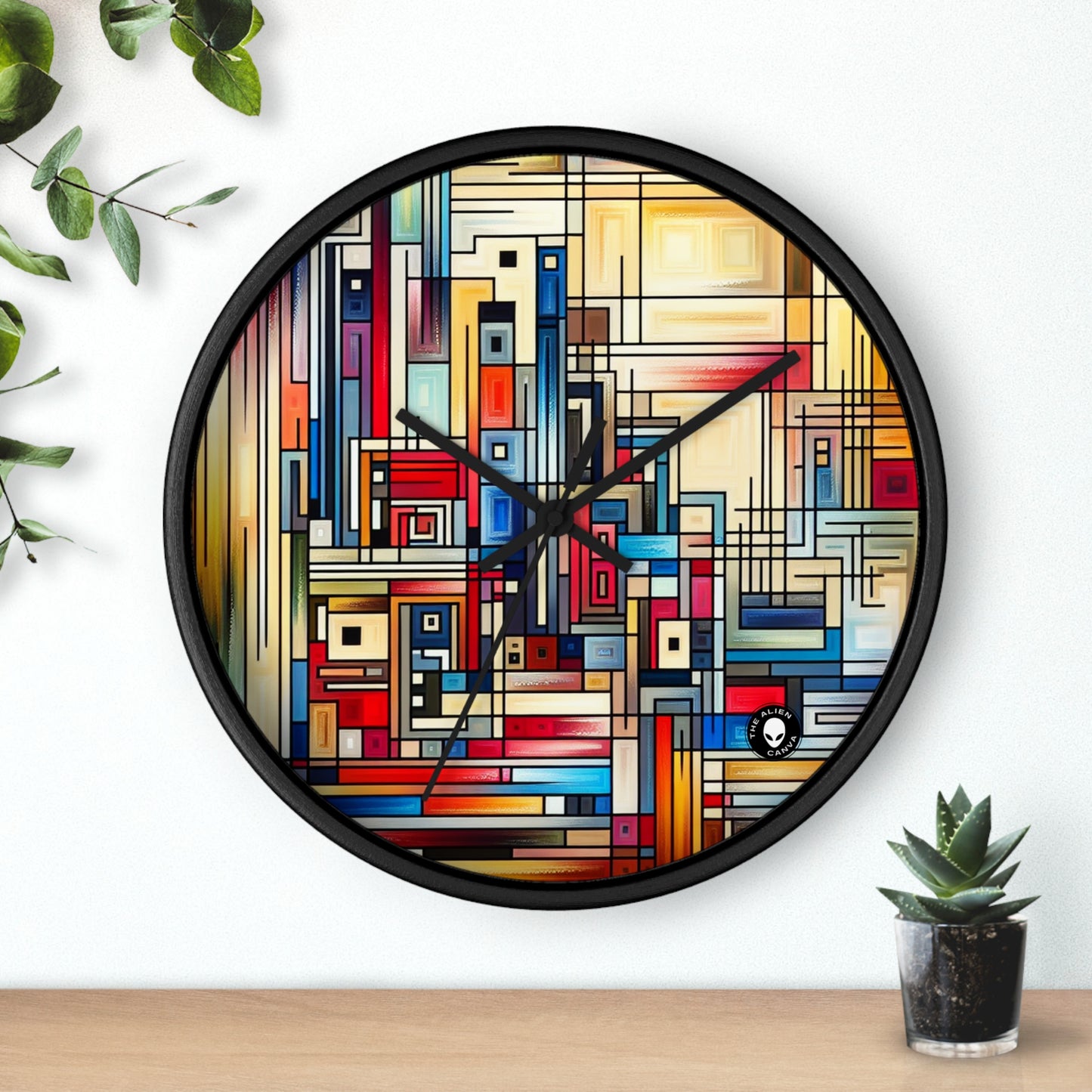 "Urban Symmetry: A Precisionist Perspective" - The Alien Wall Clock Precisionism