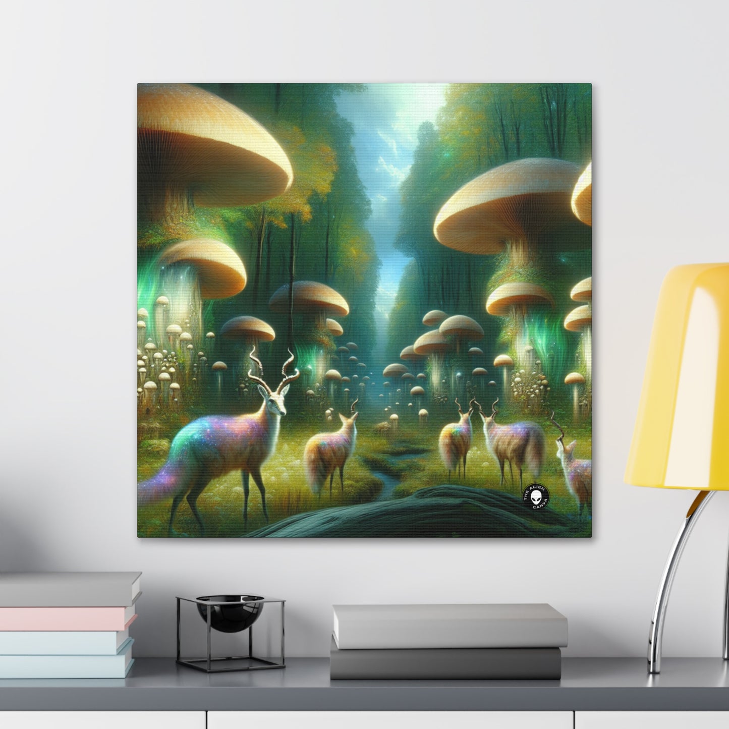 « Mystical Mushroom Grove » - La Toile Alien