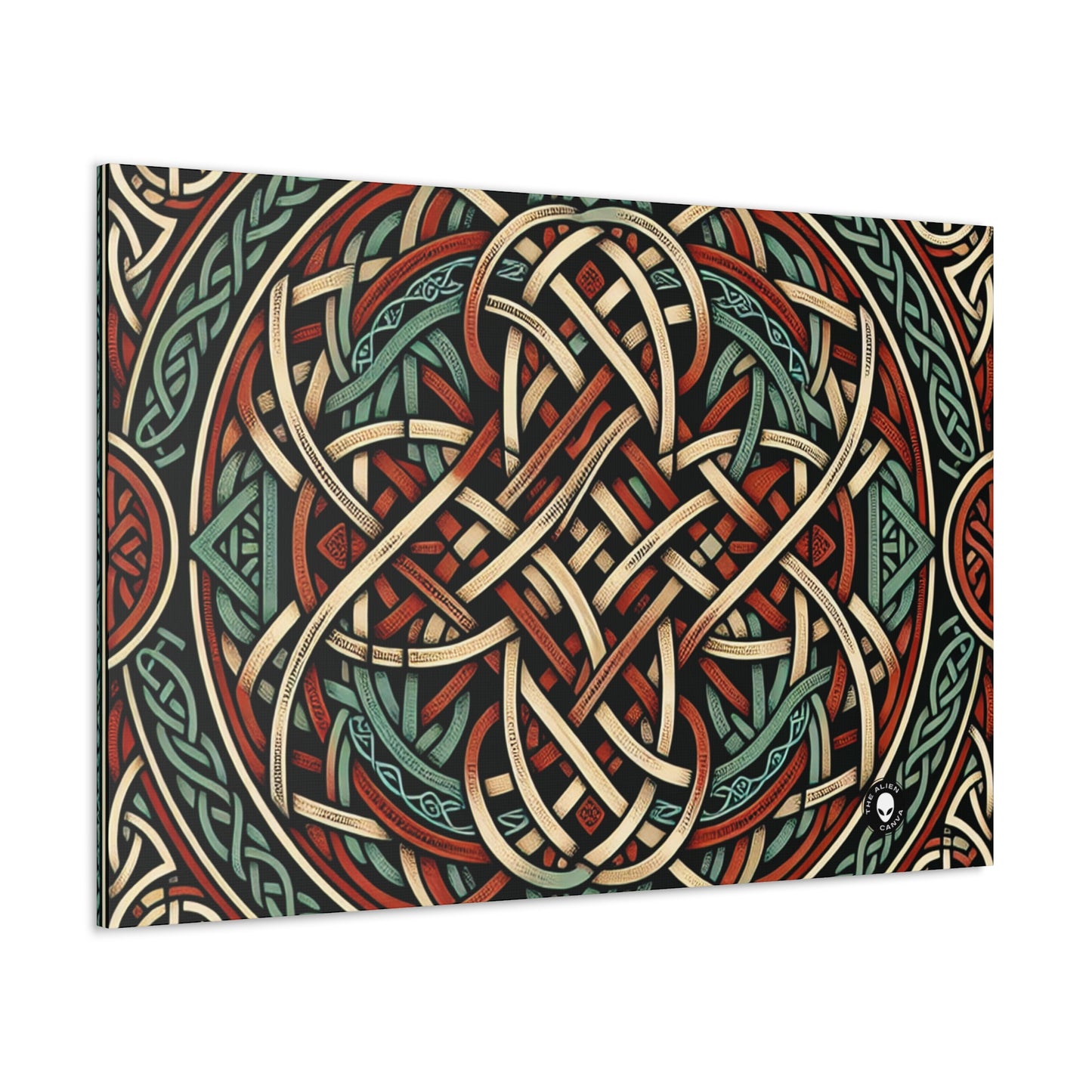 "Majestic Celtic Vision: una fascinante obra de arte inspirada en los acantilados de Moher" - The Alien Canva Celtic Art