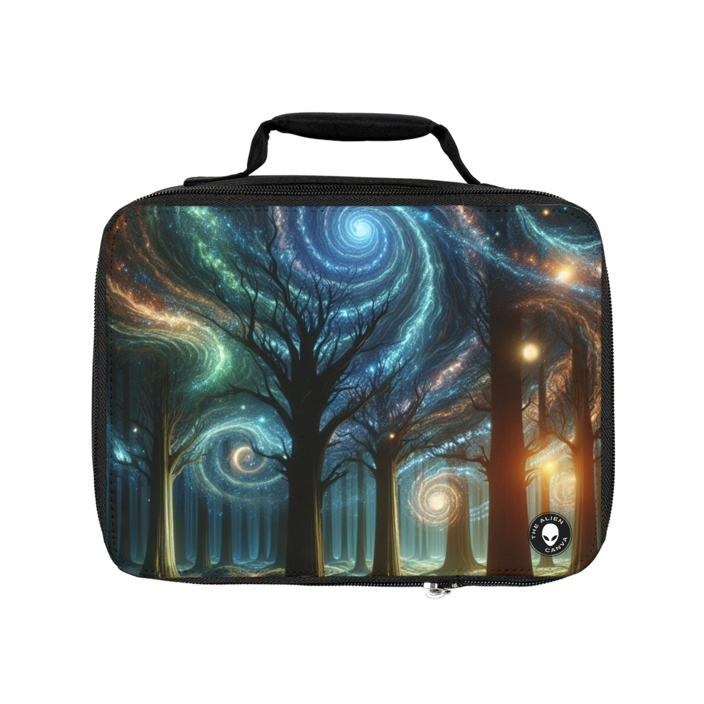 "Galactic Woods: A Celestial Dreamscape"- The Alien Lunch Bag