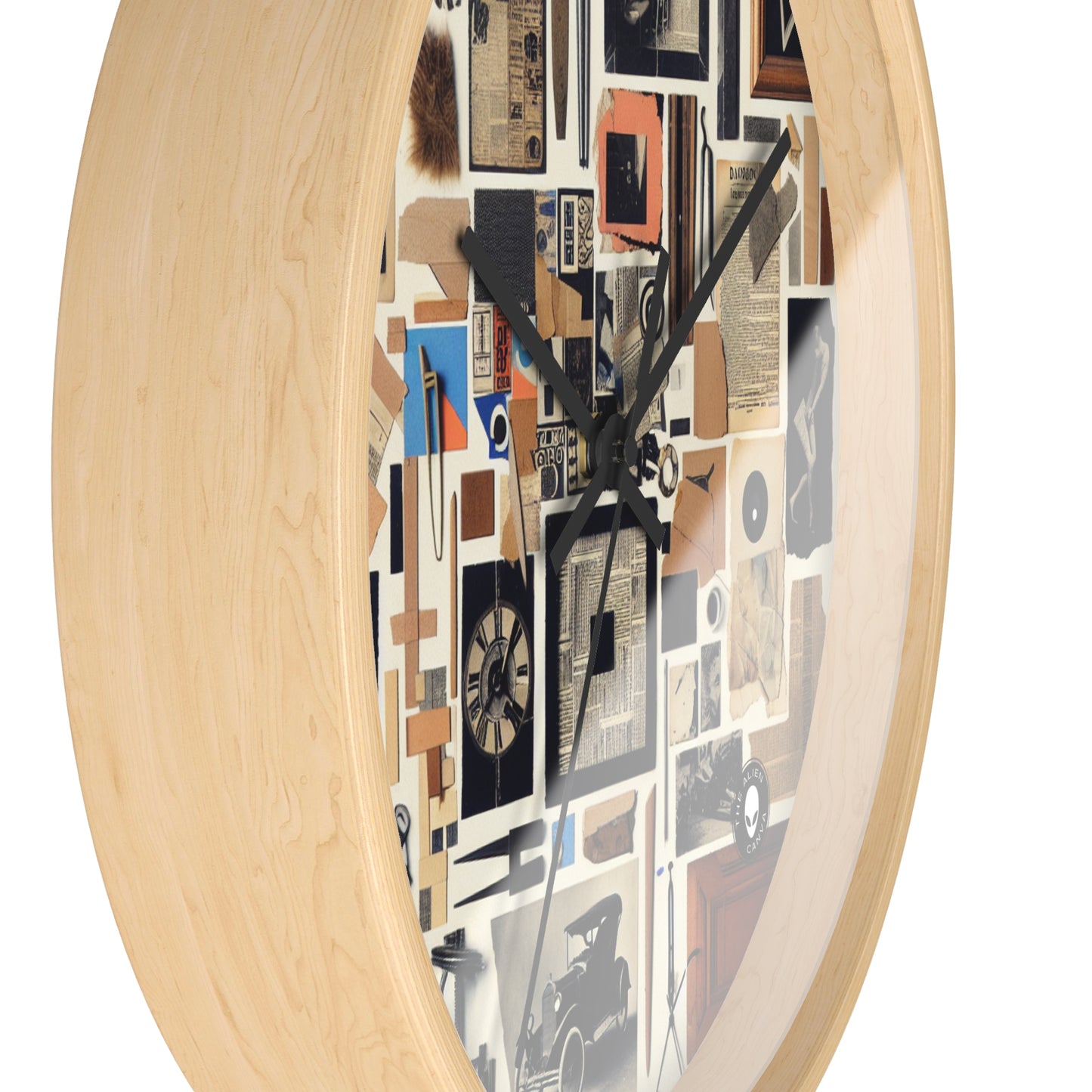 "Chaos in Modernity: A Journey to Meaning" - The Alien Wall Clock Dadaism