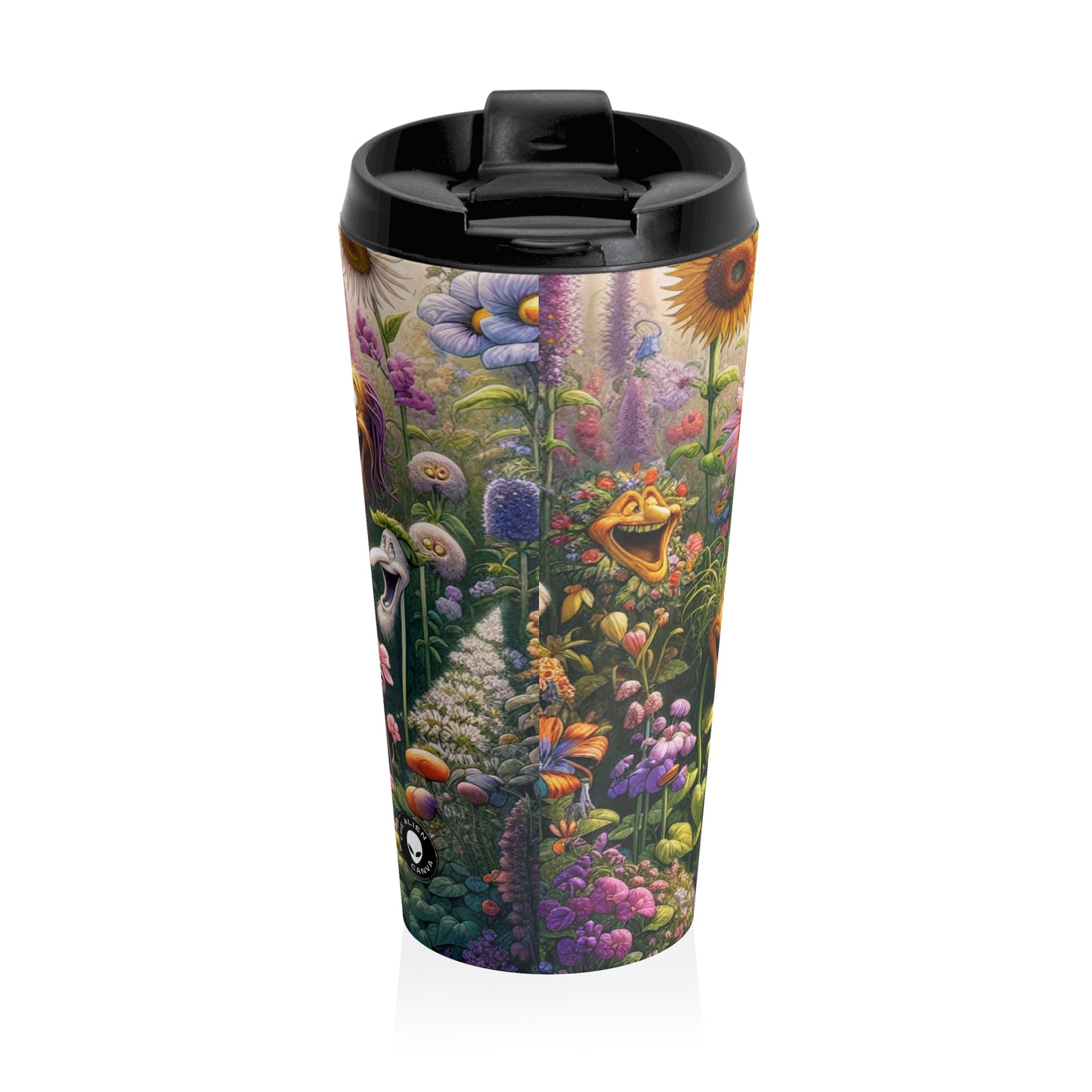 "The Talking Garden" - The Alien Stainless Steel Travel Mug