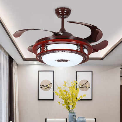 New Chinese Invisible Fan Lamp Living Room