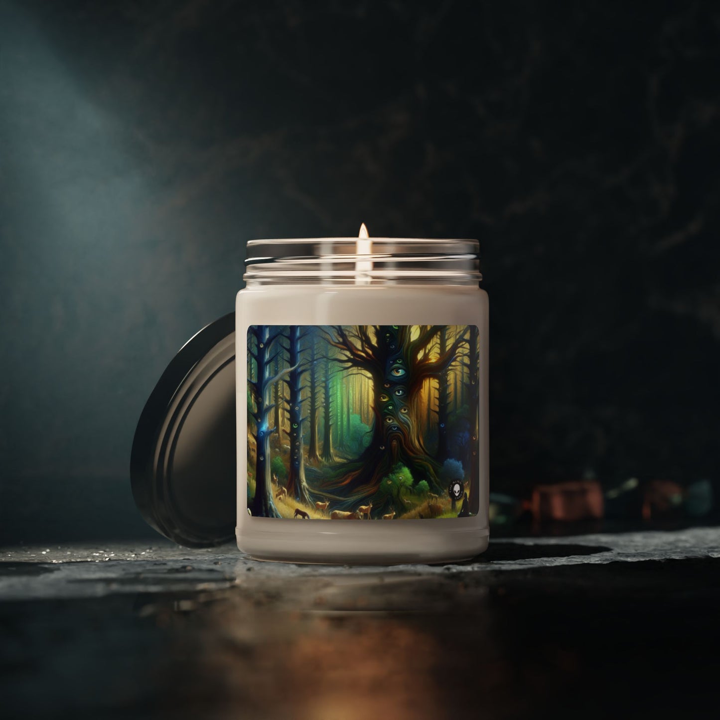 "Watchful Forest: The Trees with Eyes" - The Alien Scented Soy Candle 9oz