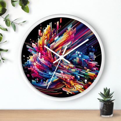 "ChronoSynthesis: A Visual Exploration of Time Perception" - The Alien Wall Clock Video Art