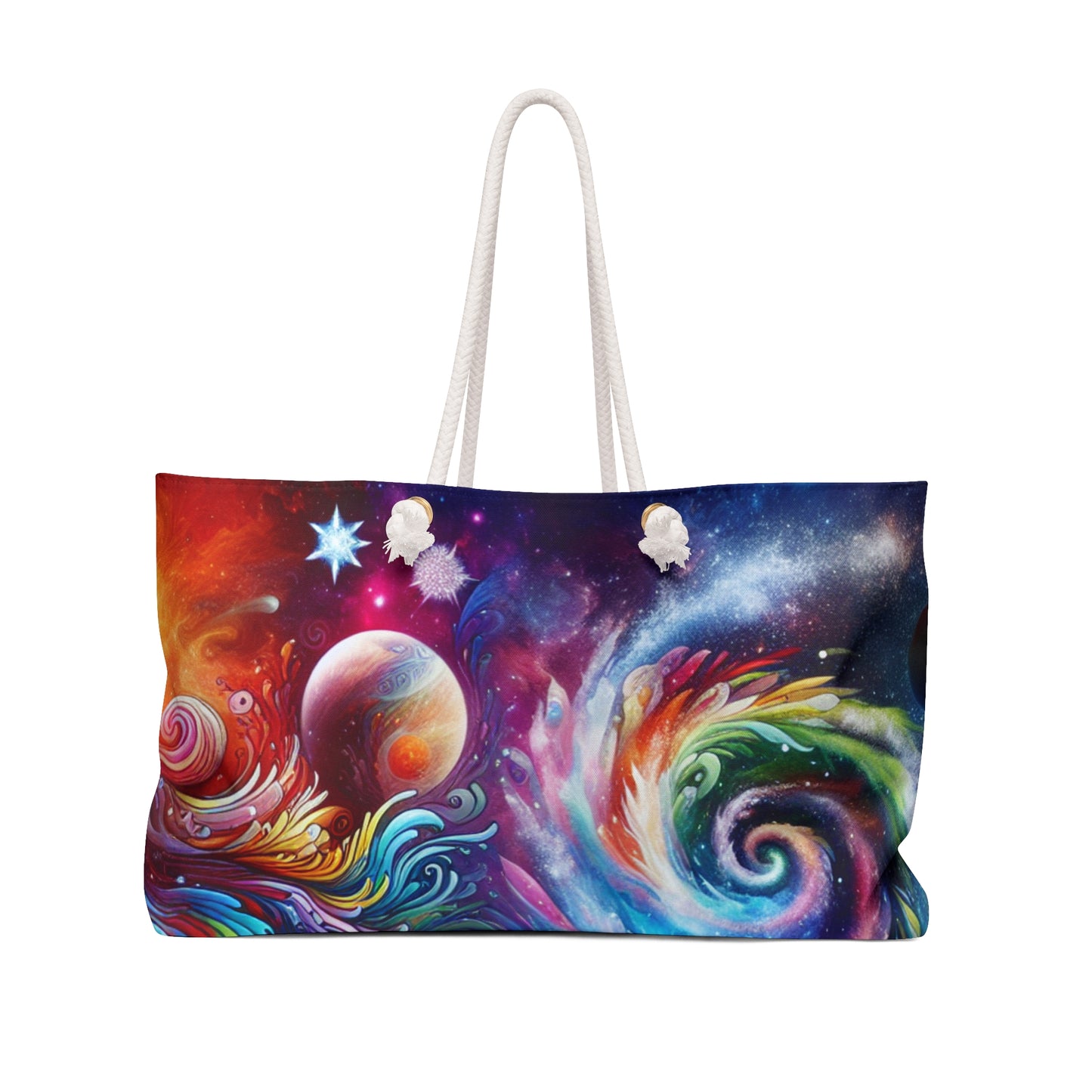 "Chronicles of Change: A Timeless Tapestry" - The Alien Weekender Bag