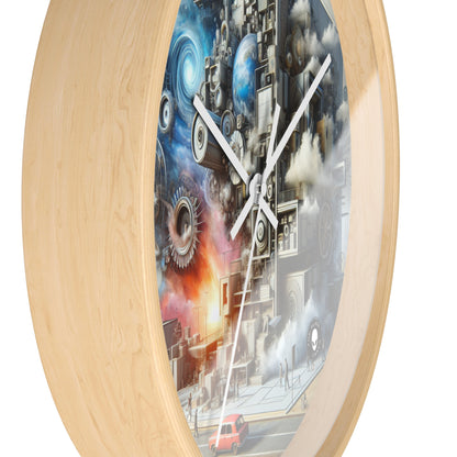 "Symbolic Transformations: Conceptual Realism in Everyday Objects" - The Alien Wall Clock Conceptual Realism