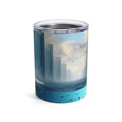 "Ciudad de Atlántida: La imaginación desatada" - Vaso Alien de 10 oz