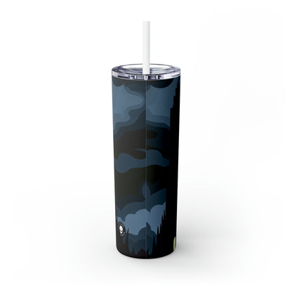 "Tower of Terror in Mordor" - The Alien Maars® Skinny Tumbler with Straw 20oz