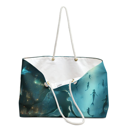 "Enchantment Below: A Bioluminescent Underwater Metropolis" - The Alien Weekender Bag