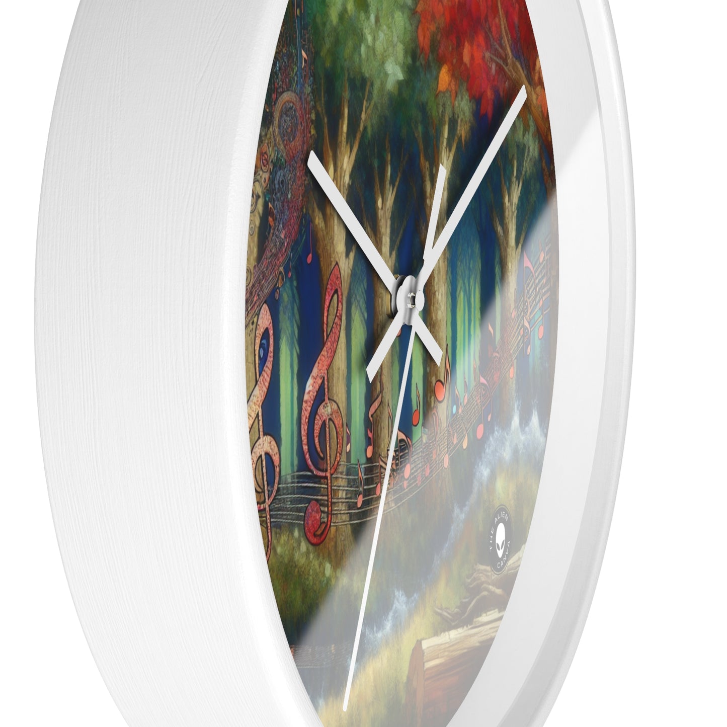 "Melodic Grove" - The Alien Wall Clock