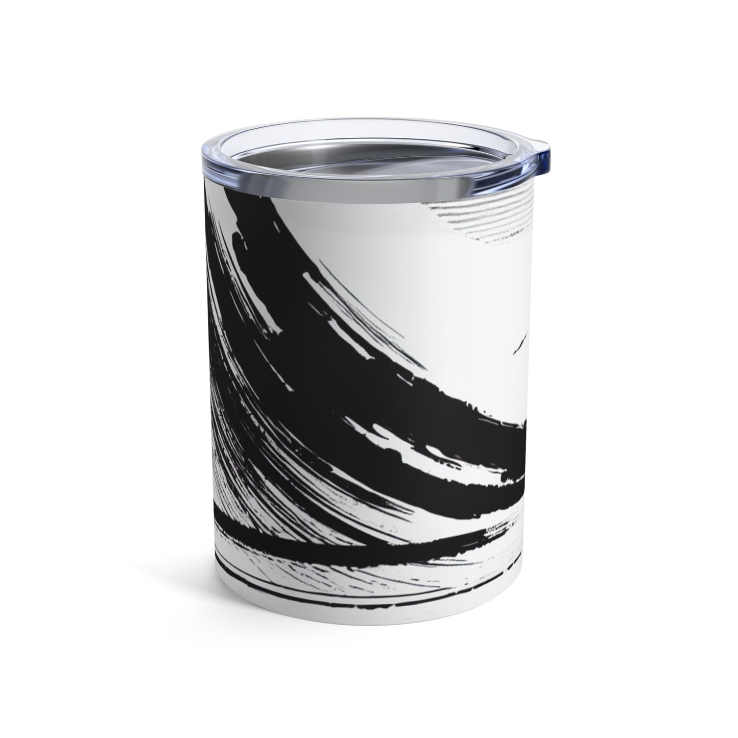 "Harmony of Wind and Water: A Zen Ink Painting" - The Alien Tumbler 10oz Zen Ink Painting