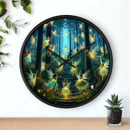 Enchanted Night: Firefly Dance - The Alien Wall Clock