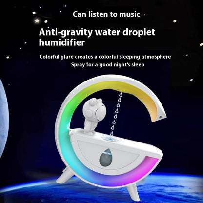 Humidificateur anti-gravité à reflux de gouttes d'eau, lumière d'ambiance